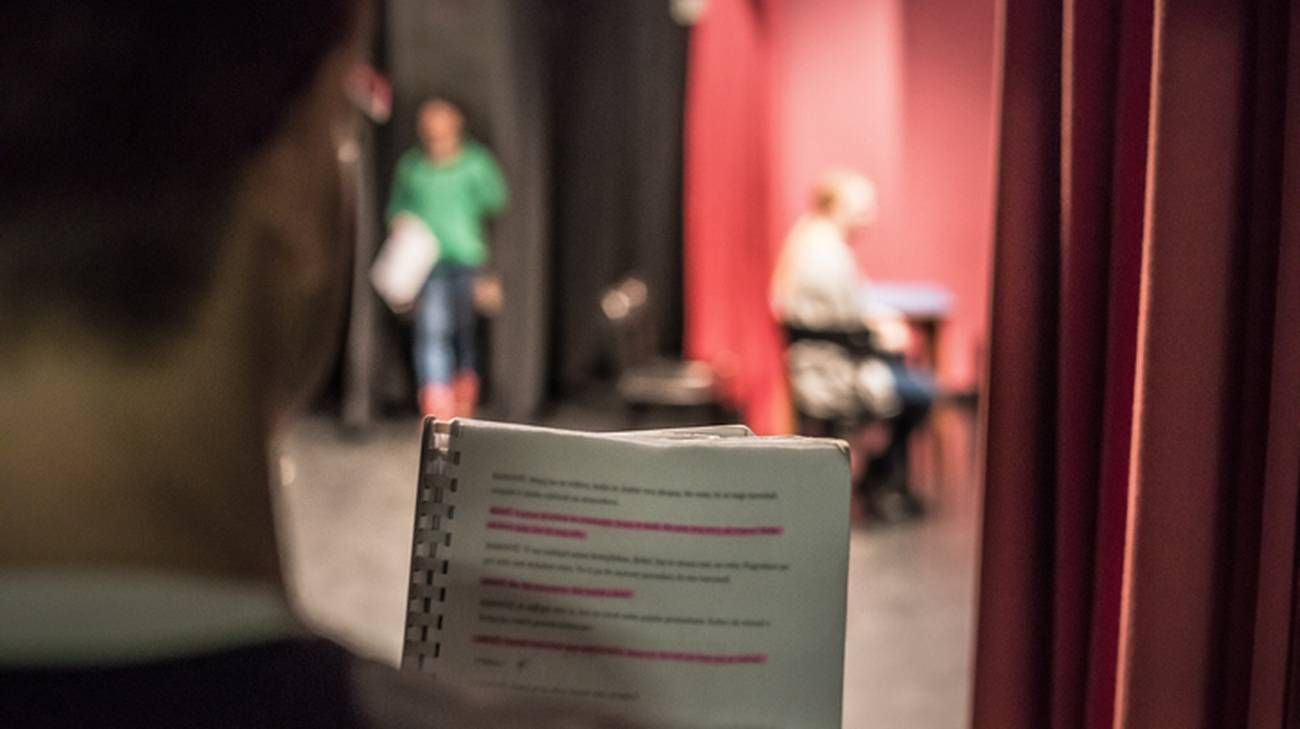 l'attore allo specchio