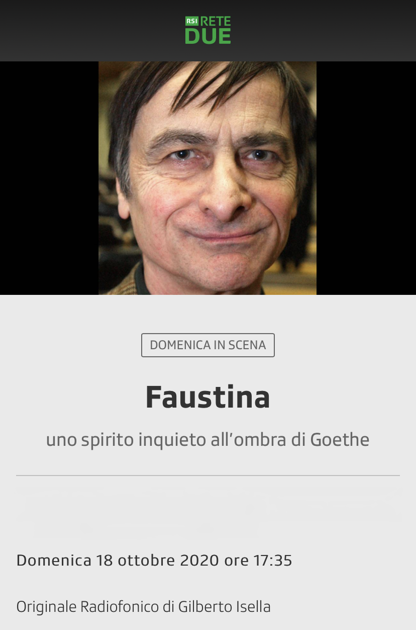 faustina radiodramma