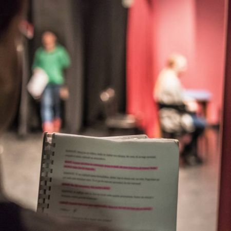 l'attore allo specchio