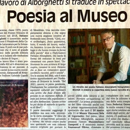 poesia al museo - l'osservatore